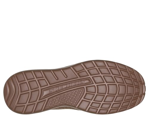 Skechers Skechers Men's Sterling - Ramone Low Profile Bungee Lace Slip Ins, Taupe, 7