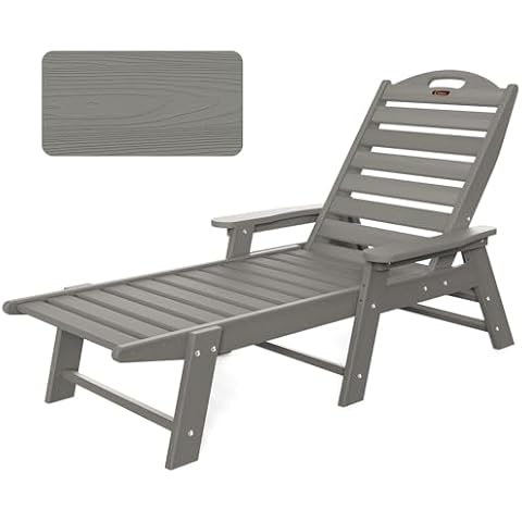 Ciokea Adjustable Chaise Lounge Chair Cover