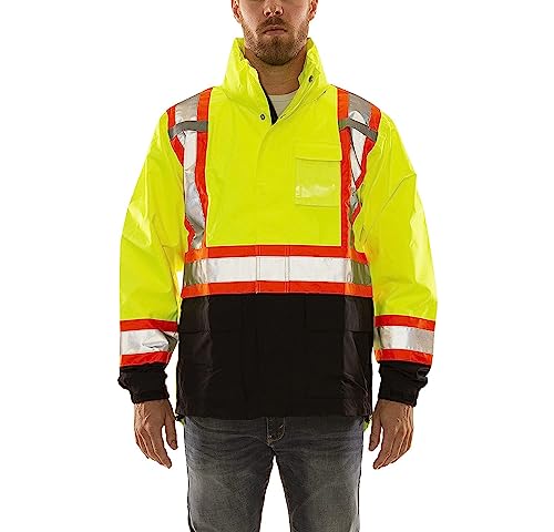 TINGLEY Icon X-Back High Visibility Jacket with Detachable Hood
