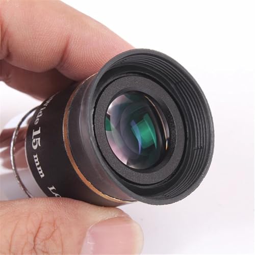 Ocular de 15mm 68° ultra gran angular para telescopio astronómico de 1,25 pulgadas 2