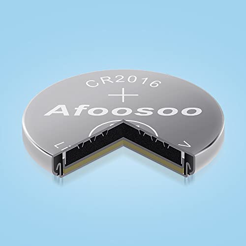 Cr2016 3V Lithium Coin Battery - 5 Pack Cr 2016 Button Cells 3 Volt 85Mah Batteries For Car Key Fob Garage Door Opener Sensor Remote Watch Led Votive Flameless Candles Light Kid Toy Replacement #TOP2