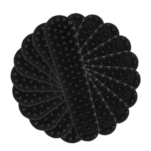 HOMOCONO Silicone Hanger Grip Strips Non-Skid Adhesive Stickers for Hangers 100pcs Pack Easy Install