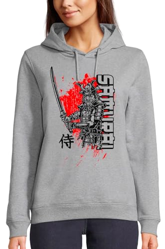 Sweat à capuche samouraï pour femme idéal pour les arts martiaux japonais