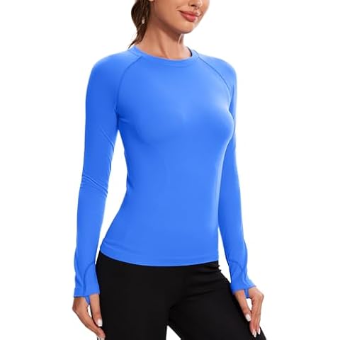 MathCat Women's Long Sleeve Workout Shirt Cover