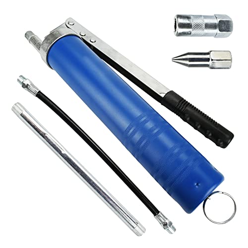 碧乃樹 グリースガン グリスポンプ レバータイプ シャシーグリース カートリッジ兼用 手詰 手動式 400g - 碧乃樹 - 商品画像