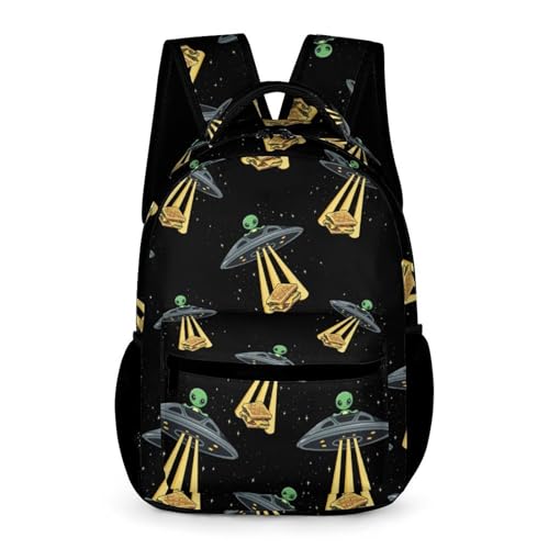 Aalien Love Sandwich Travel Backpack Casual Daypack Shoulder Bag with Adjustable Shoulder Straps