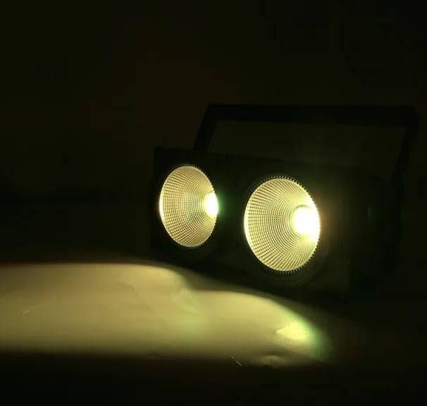 BLINDER ACCECATORE DMX A LED BIANCO CALDO E FREDDO 8 CANALI DMX WW CW COB LED