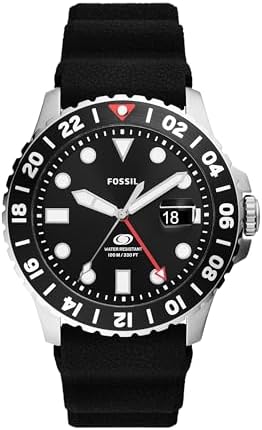 Fossil Men's Fossil Blue Quartz Stainless Steel Three-Hand Watch