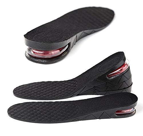 Purastep 4 Layers 9 cm (3.5 Inch) Height Increasing Shoes Insoles - For Men And Women - 1 Pair