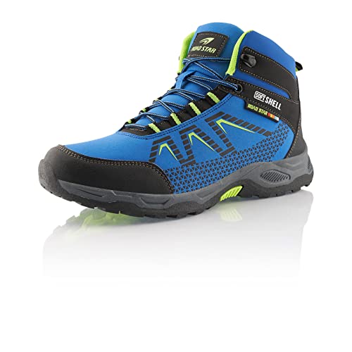 Fusskleidung® Damen Herren Wanderschuhe warm gefütterte Trekkingstiefel...