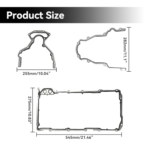 Image of Lower Gasket Set for Chevrolet Buick GMC 4.8L 5.3L 5.7L 6.0L 6.2L | For Hummer Pontiac LS1 LS2 LS3 LS4 LS5 LS6 CS5975A CS9284