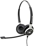 Sennheiser SC 660 USB CTRL (504555) - Double-Sided Business Headset | For Unified Communications | with HD Sound, Ultra Noise-Cancelling Microphone, & USB Connector (Black)