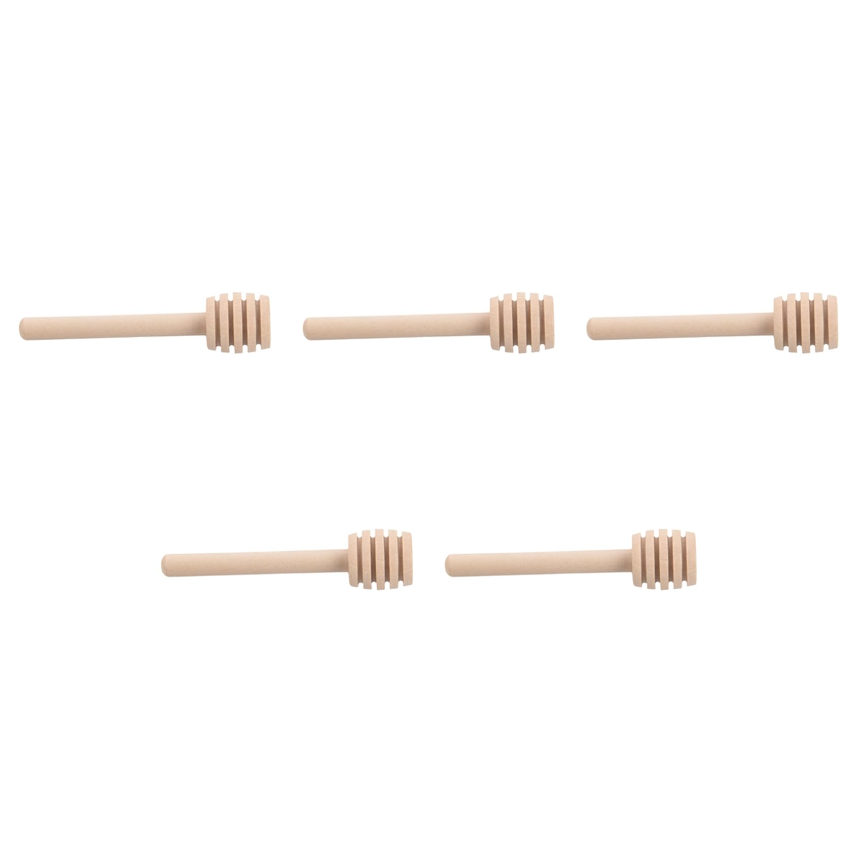Hndhbfgrt 250 Pack of Mini 3 Inch Wood Honey Dipper Sticks, Individually Wrapped, Server for Honey Jar Dispenser Drizzled Honey