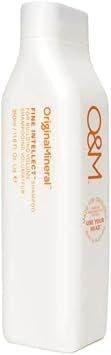O&M Fine Intellect Volumising Shampoo 350ml – Colour Safe, Sulfate-Free, Vegan, PETA Certified, No Parabens, Silicones, MIT or Gluten – Australian Made in Recycled PCR Packaging