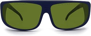 FreeMascot Professional OD 8+ 190nm-450nm/ 800nm-1100nm Wavelength Laser Safety Glasses