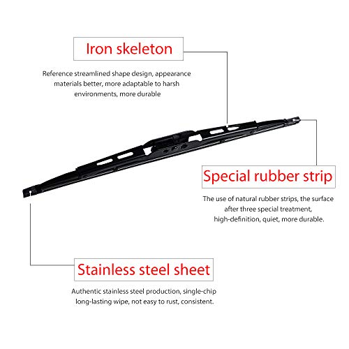 Replacement For Honda Crv Cr-V 2012-2016 Rear Windshield Back Wiper Arm Blade Set #TOP3