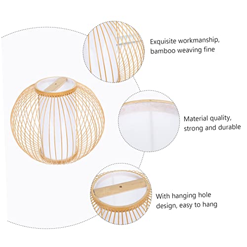 Couverture de lustre tissée Veemoon pour suspension de style chinois - 7