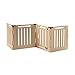 Richell Convertible Indoor/Outdoor Pet Playpen, Medium, Soft Tan/Mocha