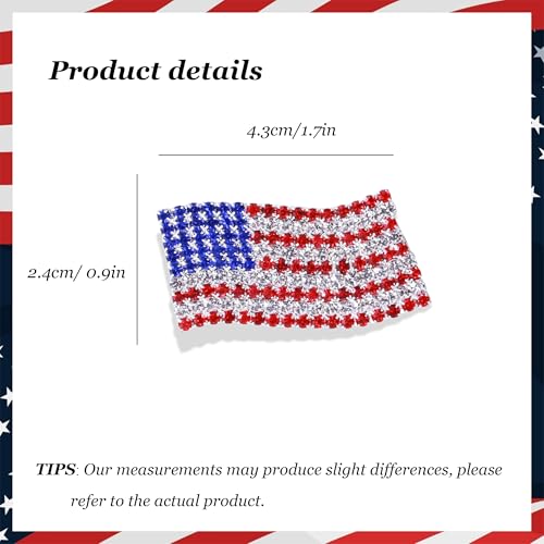 Image of American Flag Pin Patriotic Enamel Brooch USA 250th Birthday 250 Years Anniversary 4th of July Independence Day Accessories Celebration Gift