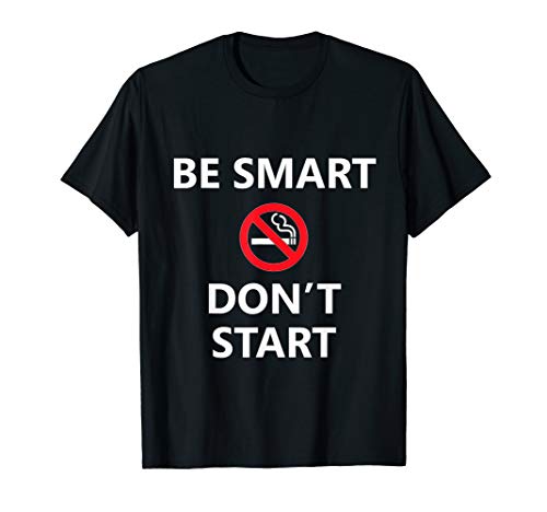 Stop No Anti Quit Smoking Smoker Cigarette Warning Sign Gift T-Shirt