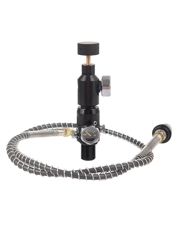 Vanne de réservoir d'air raccord pneumatique 50 mm CO2 avec interrupteur de tuyaux M18X1.5