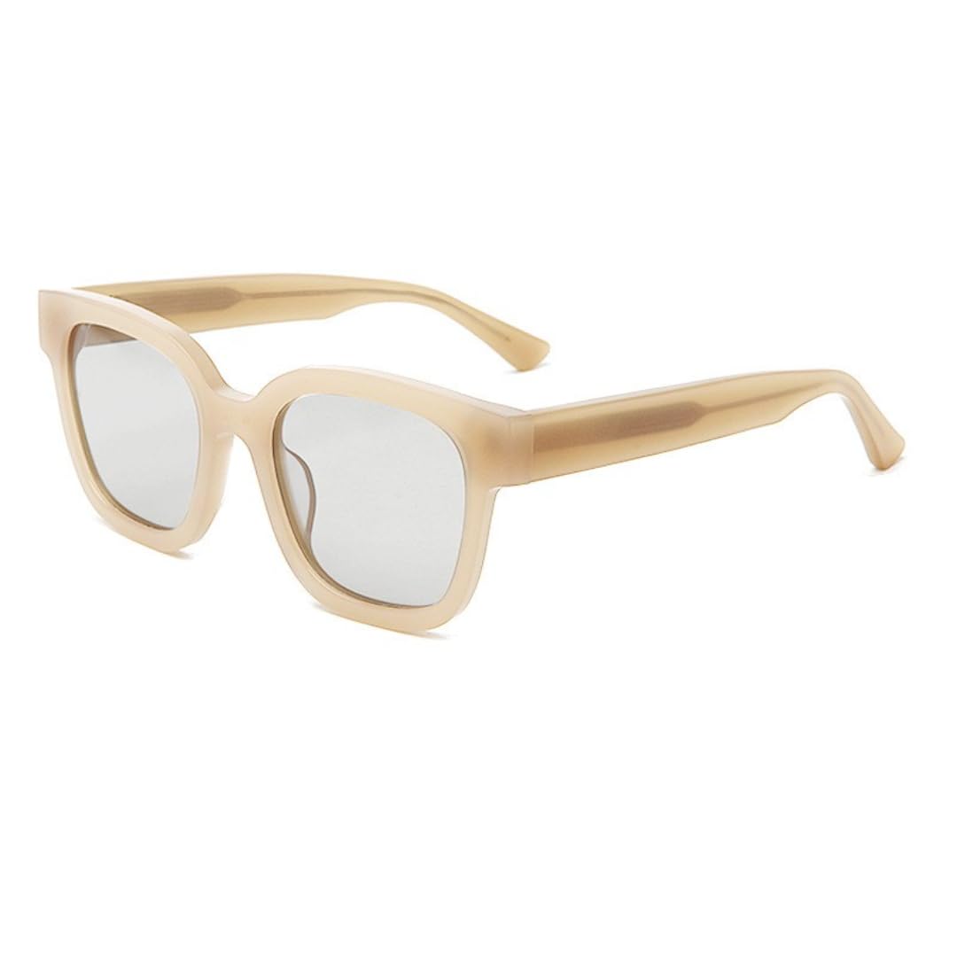 Lunettes de soleil polarisées rétro à grande monture, acétate, pour hommes et femmes, protection UV400