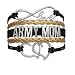 Army Mom Jewelry, Army Mom Bracelet, Proud Army Mom Charm Bracelet - Makes Perfect Mom Gifts