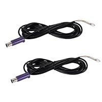 DUZEPA 2 Stück 10 Fuß Ersatz-Reparaturkabel für Spielkonsolen-Controller mit 6 Header-Pins, kompatibel mit GC NGC-Controller
