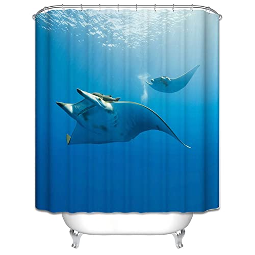 EHOMERY Duschvorhangvorrichtung Duschrollo Uni Elektrische Spitzhacke...