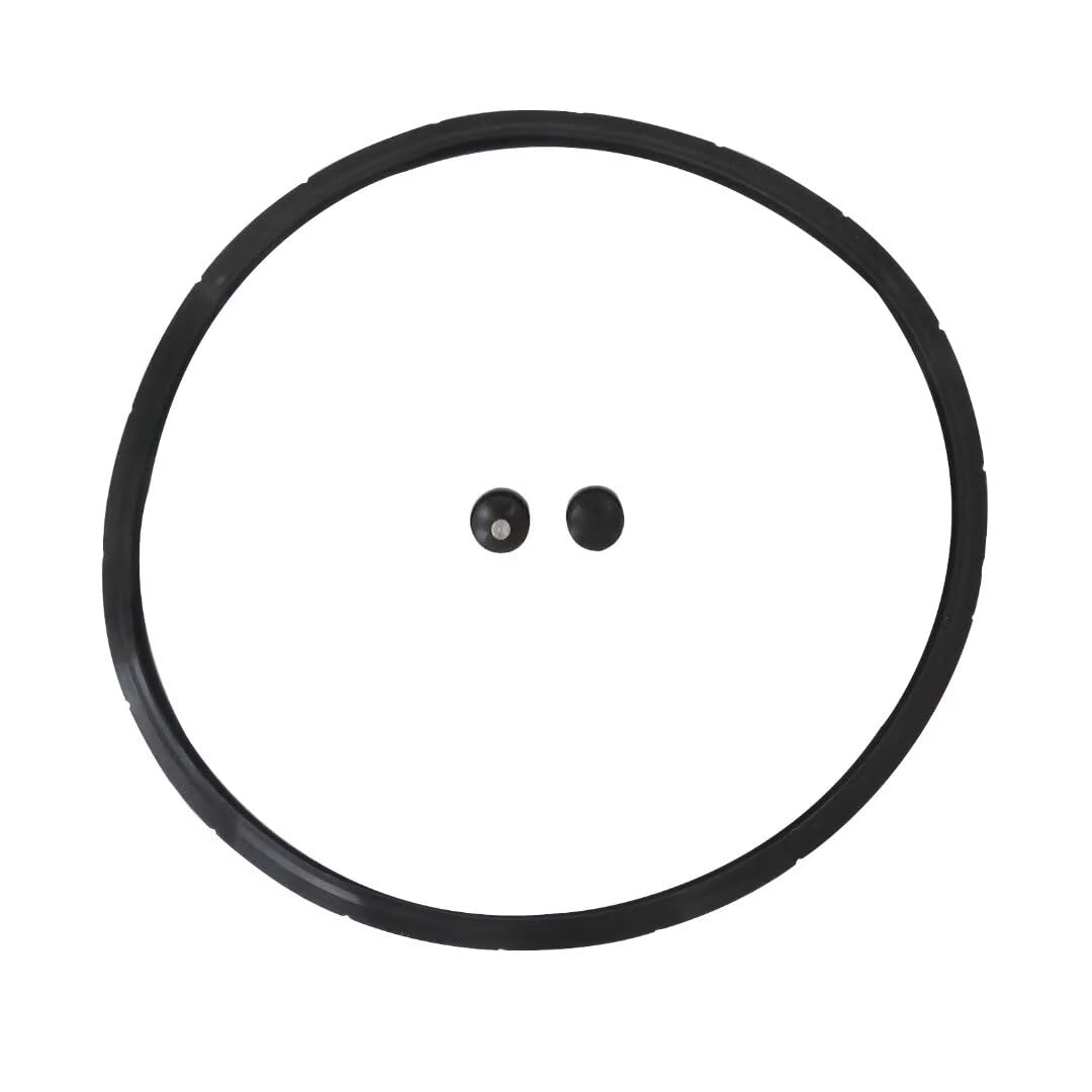 JRSHOME Replacement 09905 Pressure Cooker Seals Sealing Ring w/Plugs for Presto 02/CAA20H, 01/C13, 01/C17, 01/C22, 01/CG22, 0171001, 0171002, 0171003, 0174001, 0175001, 0175002, 0175003