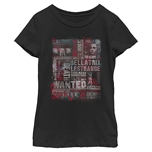 Harry Potter Girl's Newspaper Collage T-Shirt