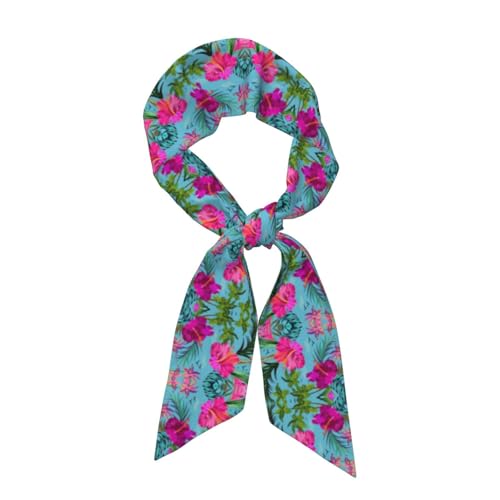 Descrizione del materiale: questo foulard in raso realizzato in poliestere è il punto culminante di qualsiasi indumento.