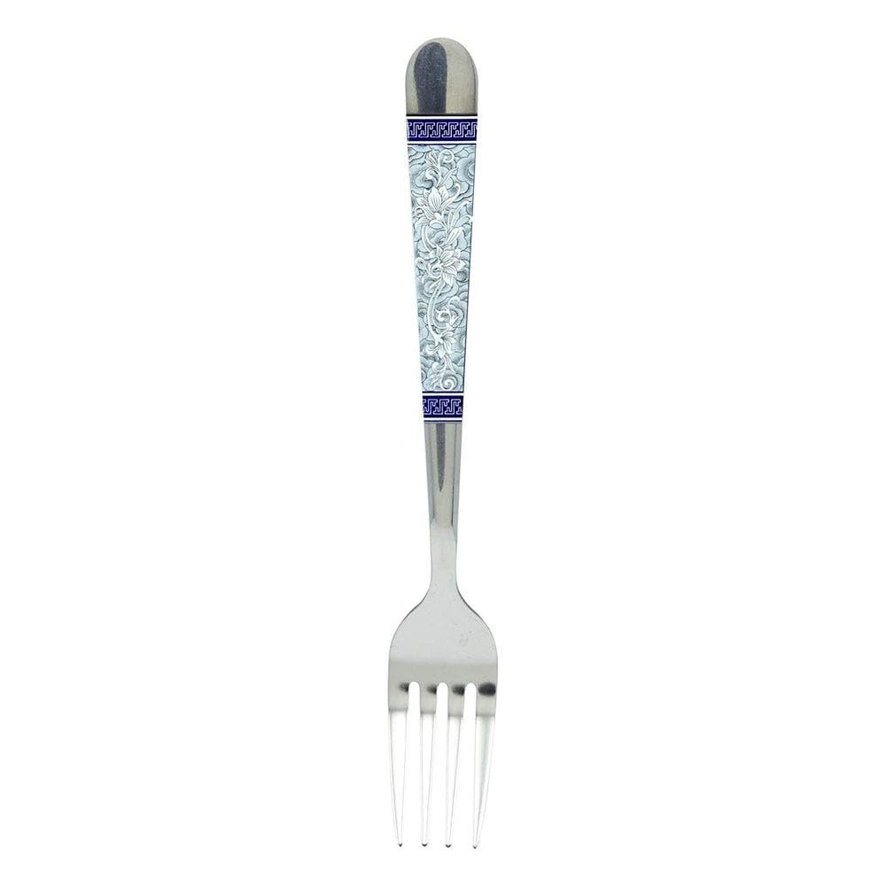 RK Stainless Steel Tea Fork 6 Piece Set, Blue, RK0083 - Sip, Beverage, and Bite Fork