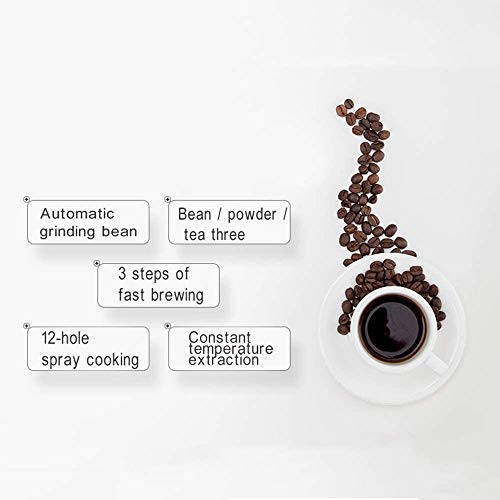 LKNJLL Kaffeemaschine, Haushalt beweglicher kleine Schleifen Kaffee, Bohnenpulver – Bild 7