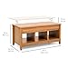 Best Choice Products Wooden Lift Top Coffee Table, Multifunctional Accent Furniture for Living Room, Décor w/Hidden Storage, Display Shelves - Brown
