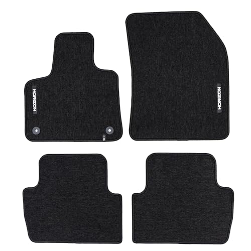 FROGUM Horizon Tapis Auto Velour Moquette pour Peugeot 5008 II 2017-2024| Inodores | avec Fixations | Pratiques et élégants
