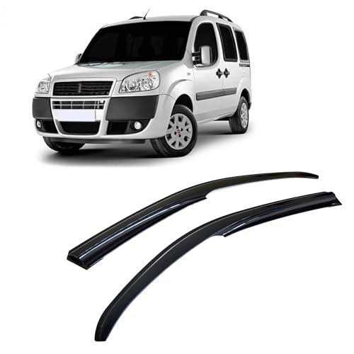Déflecteur vitre voiture Fiat Doblo I 2000-2012 : déflecteurs d'air pluie extérieurs aérodynamiques