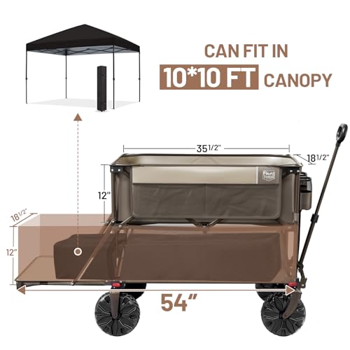 Timber Ridge EU-TR-21823 400L Large Capacity Folding Double Decker Wagon thumb #3