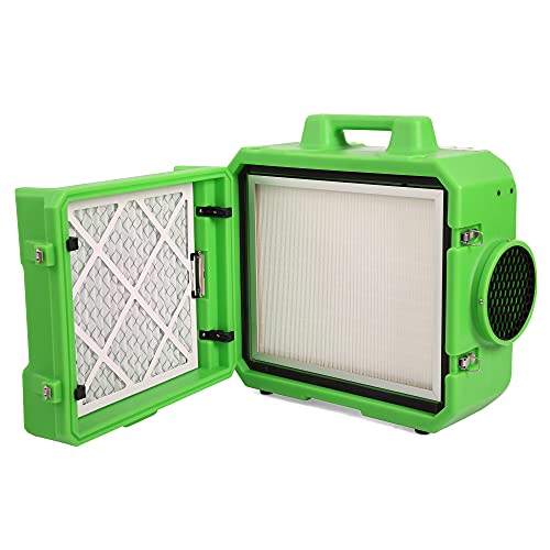 Image of MOUNTO HEPA500 Commercial 500cfm HEPA Air Purifier Air Scrubber Negative Air Machine with Variable Speed Roto-Molded Green