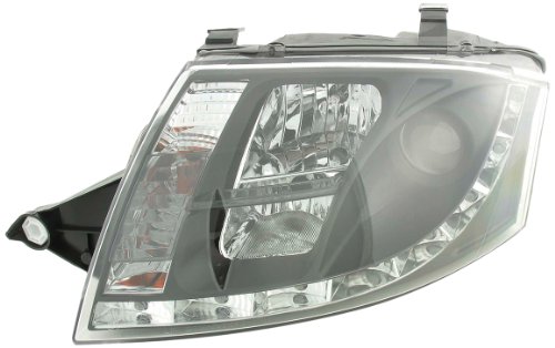 Phares Daylight haut de gamme FK Automotive FKFSAI010081 noir optique design feux de jour
