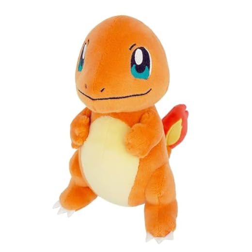Sanei Pokemon All Star Series PP18 Charmander Stuffed Plush, 6.5"