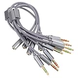 Son exceptionnel : la transmission audio haute favorise des appels et un son riche pour , les jeux et les réunions virtuelles, répartiteur d'écouteurs, répartiteur mâle vers double femelle