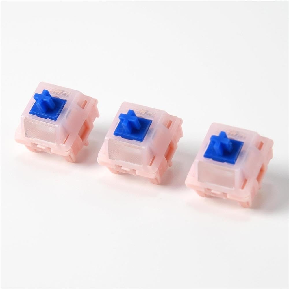 HMX Emo V2 Switch, Commutateur De Clavier Mécanique Linéaire Pré-lubrifié HiFi Clacky(37g,90PCS)