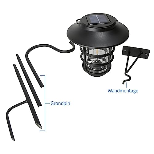 Luce solare a LED Lanterna a picco sulla terra |