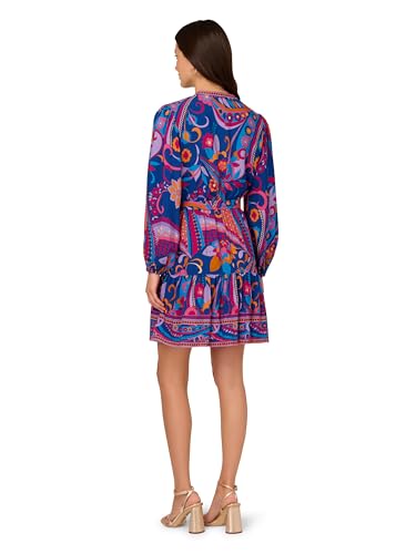 Image of Adrianna Papell Printed Short Dress