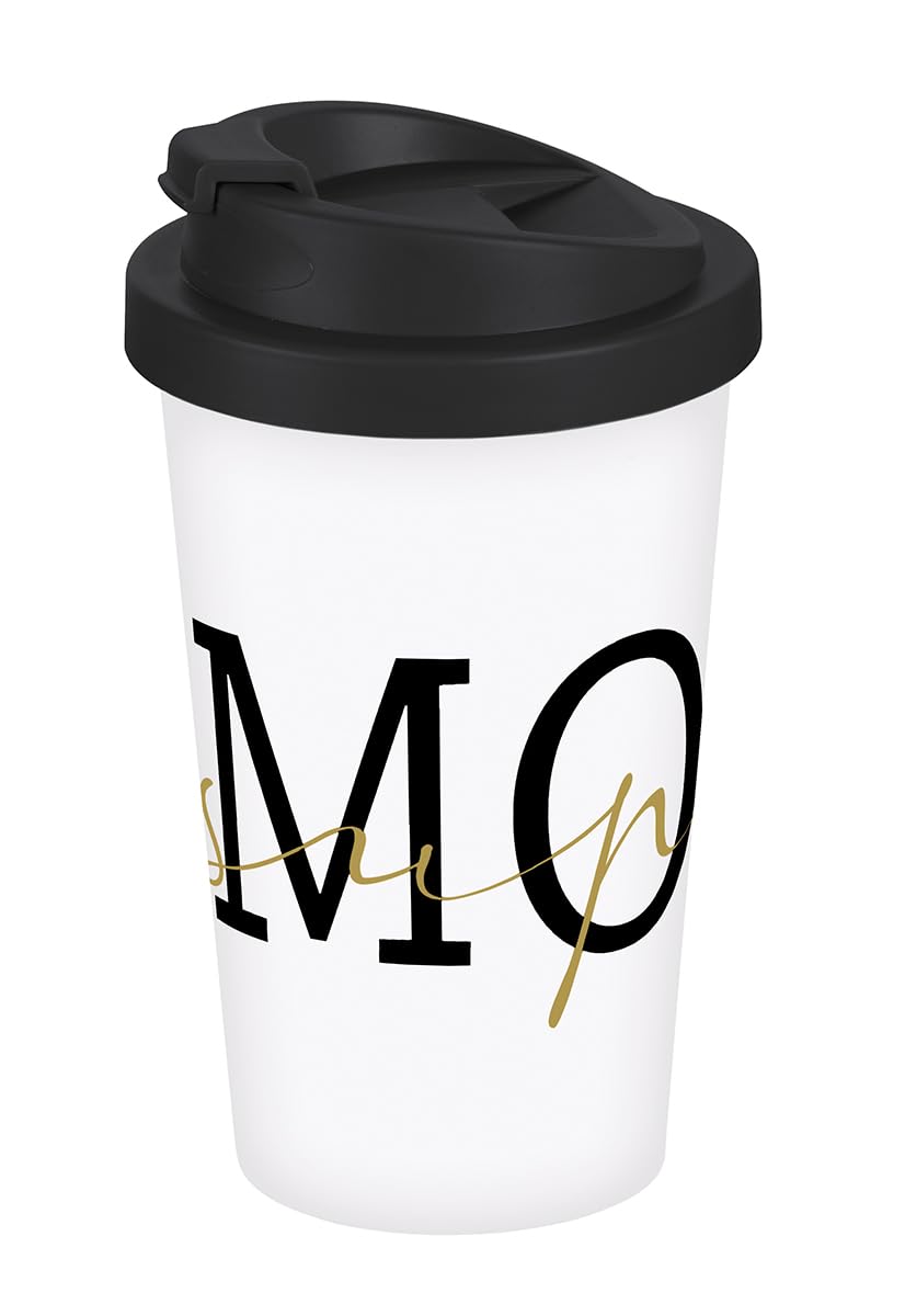 Coffee to Go Mug Super Mom Fake Gold 400 ml