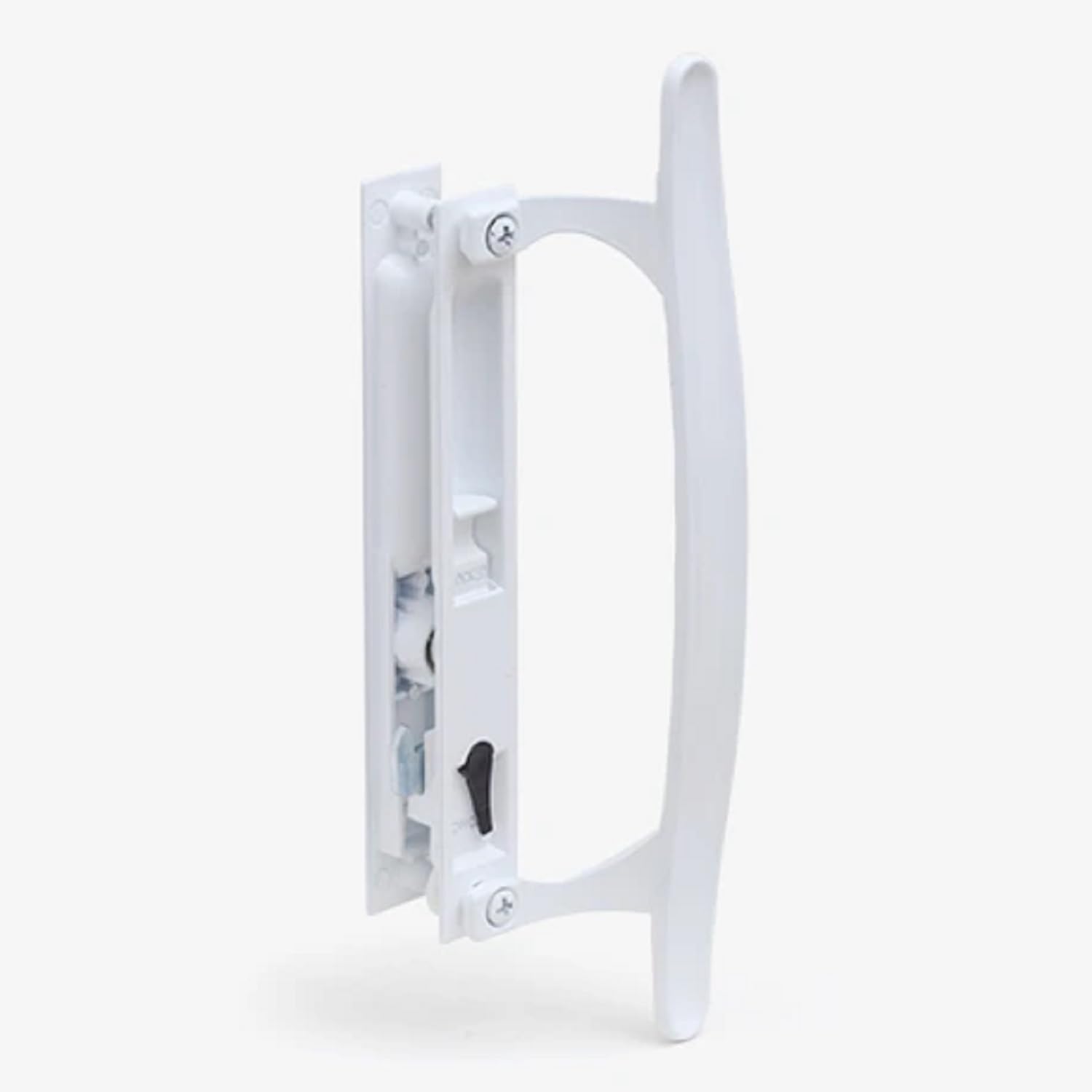 PGT PGT Flush Mount Non-Keyed White Sliding Glass Door Lock with