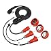Produktbild 11kw Ladekabel Elektroauto Typ 2 Tragbares Ladegerät 16A 3 Phasig Mobile Ladestation 6mA DC RCD Leckageschutz