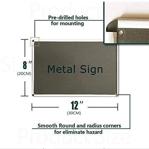 Bar And Grill Metal Sign Diner Pub Decor Vintage Wall Art Decorations Tin Plaque Indoor Outdoor Rustic Retro Man Cave Signs Home Beer Gift 8 X 12 In #TOP3