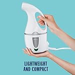 Conair Handheld Travel Garment Steamer for Clothes, CompleteSteam 1100W, For Home, Office and Travel, White - Image 4